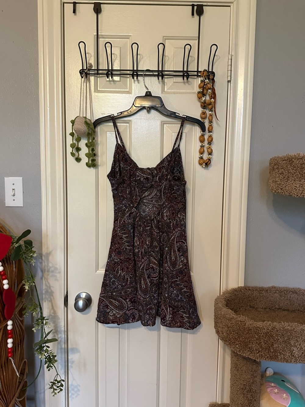 American Eagle Outfitters Paisley Spaghetti-Strap Sundress - Picture 2 of 4